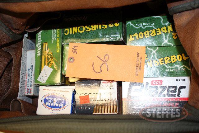 Tote of misc. ammo including approx. (2,500) .22 shells _0.jpg